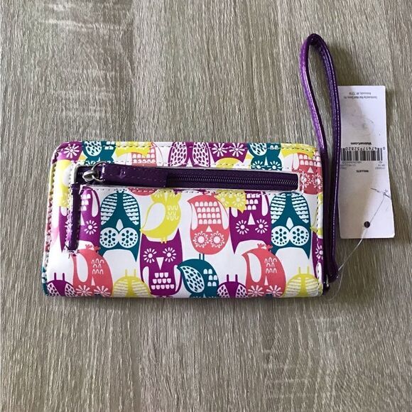 NWT … OWL Fold Over Wristlet / Wallet - Picture 2 of 5